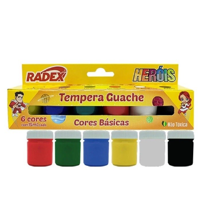 GUACHE C/6 CORES RADEZ HEROIS